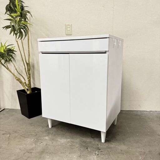 15813  ぼん家具 2枚扉パソコンキャビネット　パソコンデスク   ◆大阪市内・東大阪市他 5,000円以上ご購入で無料配達いたします！◆ ※京都・高槻・枚方方面◆神戸・西宮・尼崎方面◆奈良方面、大阪南部方面　それぞれ条件付き無料配送あり！
