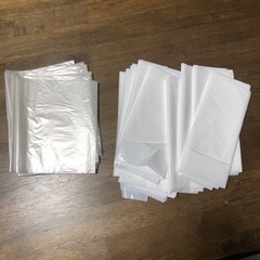 半透明&白いポリ袋22枚セット未使用品