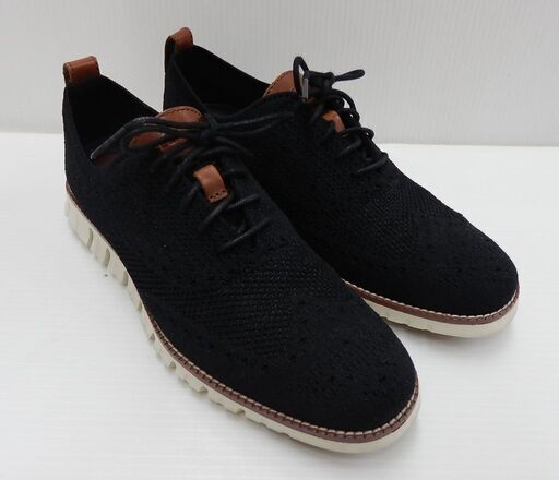 COLEHAAN コールハーン ZEROGRAND ゼログランド スティッチライト オックスフォード C24948 ブラック アイボリー size:25cm