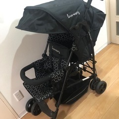 【美品】キンダーワゴン ２人乗りベビーカー　1213J kinderwagon キンダーワゴン DUOシティHOP2 デュオシティホップ2