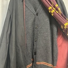 【バラ売り可】ハリーポッター usj ユニバ 公式 グリフィンドール ローブ ネクタイ マフラー カーディガン 制服一式セット ハーマイオニー 杖