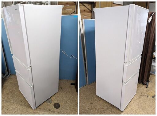 美品】 東芝 3ドア冷凍冷蔵庫 326L 2022年製 GR-T33C(WT) コンパクト 3  