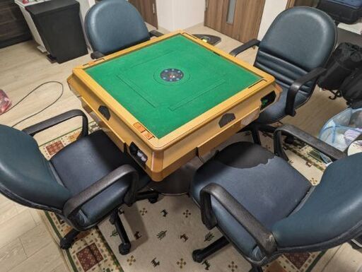 全自動麻雀卓 エムテックスマツムラ製 点数非表示 全自動雀卓の