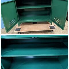 unico FUNC キャビネット グリーン/緑 レトロモダン 北欧 廃盤品 希少