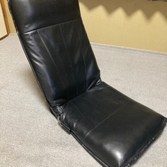 座椅子　ブラック