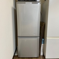 【受け渡し者決定】冷蔵庫　三菱　146リットル　シルバー