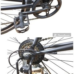 クロスランドール 700c マットブラック グランベルタイヤ 700x33c