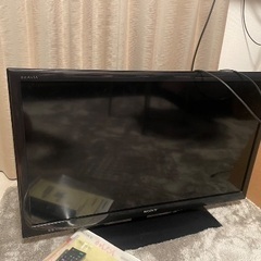 【SONY BRAVIA】テレビ　説明書あり