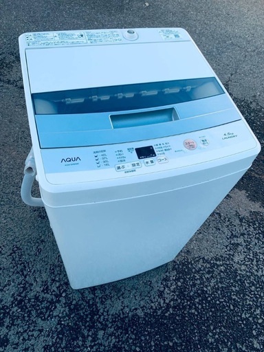 ♦️ET496番AQUA全自動電気洗濯機  【2018年製 】