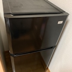 【ジャンク品】冷蔵庫　1人用　2ドア　106L