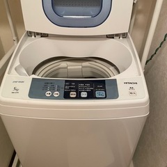 【譲り先決定】洗濯機 HITACHI 5㎏
