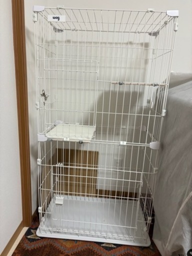 猫　ゲージ　2段