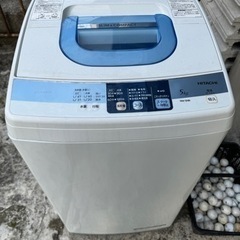 取引中です。すいません中古洗濯機 HITACHI 5kg