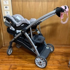 仕入れ終了、ラスト1点！2人用ベビーカートラベルセット