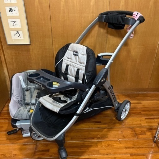 仕入れ終了、ラスト1点！2人用ベビーカートラベルセット Joie 