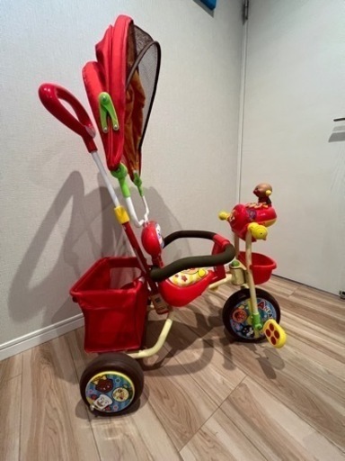 それいけ！アンパンマン デラックスⅡ 三輪車 エムアンドエム M&M