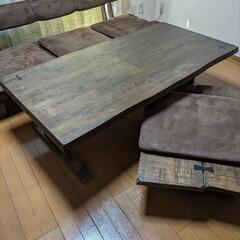 琉雅シリーズ　リビングローテーブル