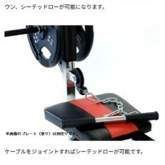 IROTECベンチ、ラットプルセット　今週いっぱい