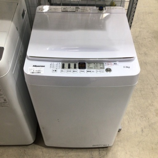 傷へこみ有り 洗濯機 ハイセンス HW-E5504 2022年製 5.5kg