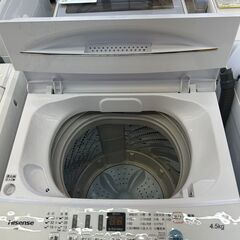🩳Hisense/ハイセンス/4.5㎏洗濯機/2021年式/HW-T45D🩳🩳1324🩳