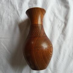 木製花瓶　漆器