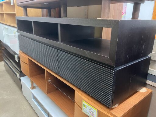 【お値下げしました!!】IDC大塚家具 AVボード テレビボード TV台 コゲ茶 ダークブラウン 幅168cm No.635● ※現金、クレジット、スマホ決済対応※