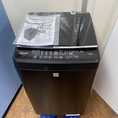 I440 🌈 スタイリッシュなマットブラック Hisense 洗濯機 （5.5㎏) ⭐ 動作確認済 ⭐ クリーニング済