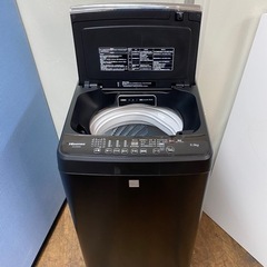 I440 🌈 スタイリッシュなマットブラック Hisense 洗濯機 （5.5㎏) ⭐ 動作確認済 ⭐ クリーニング済