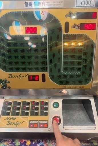 ヒロダービー 競馬ゲーム アーケードゲーム 百円玉専用 レア ヒロ