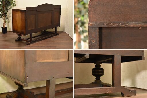 店使用】≪yt1087ジ≫ 英国アンティーク調 サイドボード バルボス  