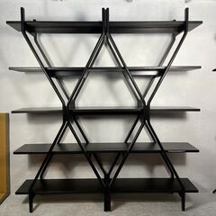 ✨🔔期間限定🔥ジモティー特別価格🔔✨IDC大塚家具 アーチシェルフ ハイタイプ ブラック KEN OKUYAMA DESIGN 奥山清行