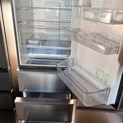 送料無料 高年式 AQUA 冷凍冷蔵庫430ℓ　AQR-V43K 2021年製