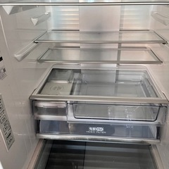 送料無料 高年式 AQUA 冷凍冷蔵庫430ℓ　AQR-V43K 2021年製