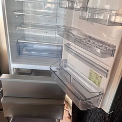 高年式 AQUR 冷蔵庫 355 2021 動作確認／クリーニング済み