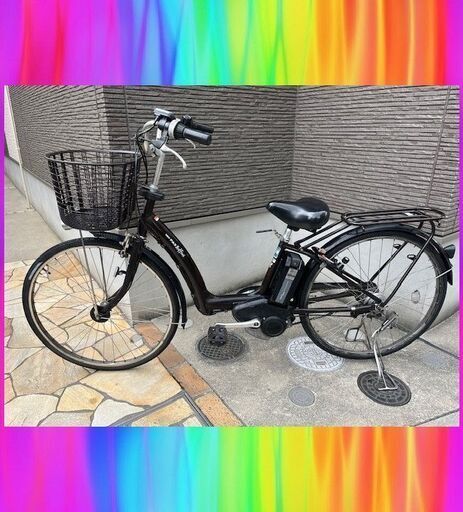 大容量8.9AhYAMAHA　pasパスラフィーニ　子供乗せ　26インチ　電動自転車　中古　電動アシスト自転車　1264