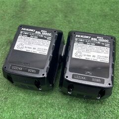 HiKOKI ハイコーキ BSL1850C 18V 5Ah リチウムイオンバッテリー 2個セット【野田愛宕店】【店頭取引限定】【中古】ITIK5UHJ9BE8
