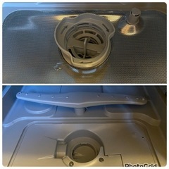 ②2021年製❄️ シロカ 2WAY食器洗い乾燥機 [食洗機/工事不要/除菌率99.9％/分岐水栓対応/液晶表示付き/タイマー搭載/360℃キレイウォッシュ] SS-M151(0120k)