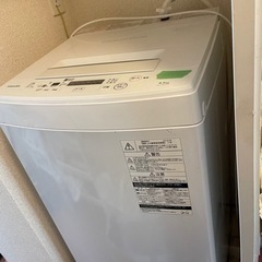 TOSHIBA 2018年製AW-45M5(W)洗濯機