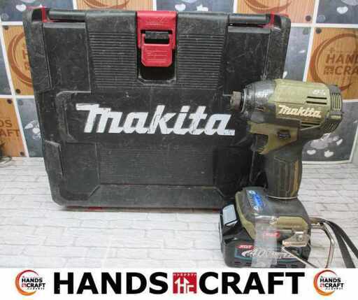 makita マキタ TD002G インパクトドライバ 中古品 40V バッテリー×2 充電器付 【ハンズクラフト宜野湾店】
