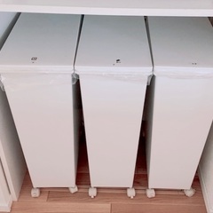 クード　ゴミ箱 3個セット　ホワイト