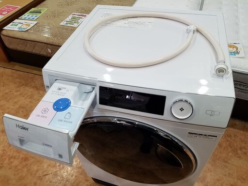 ✨安心の分解洗浄済✨Haier 2022年製 9.0Kgドラム式洗濯機 JW-TD90S 