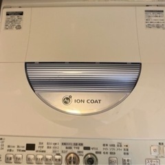 SHARP 縦型洗濯機　ES-TG55L 乾燥機能付き