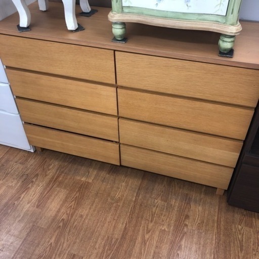 無印良品　４段チェスト　オーク材　売ります！