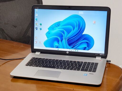 HP☆巨大17インチ/高精細【win10+win11 起動7秒 CPUスコア5362】i7 新品SSD512GB office JW-CAD