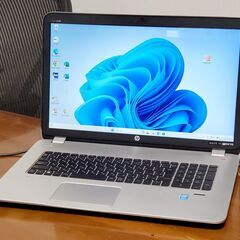 HP☆巨大17インチ/高精細【win10+win11 起動7秒 ...