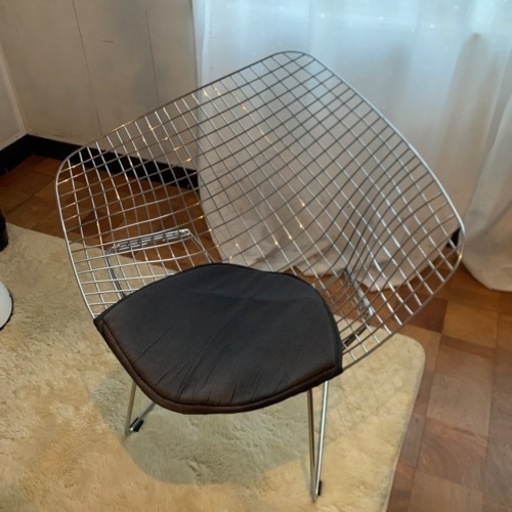高級　ダイヤモンドチェア　ワイヤーチェア　チェア　おしゃれ　インテリア　モデルルーム　椅子　家具　ソファ