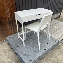 ★美品 テーブル チェア セット★IKEA イケア アレクス テ...