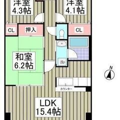 💚敷地内駐車場１台税別5,000円（先着順）！💚眺めよし3…