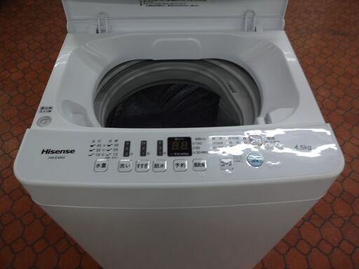 ID 235922 洗濯機4.5K ハイセンス 2020年 HW-E4503