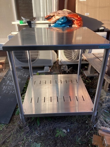 値下げ 直接引取可作業台 値下げ 直接引取可作業台 厨房 店舗用 業務